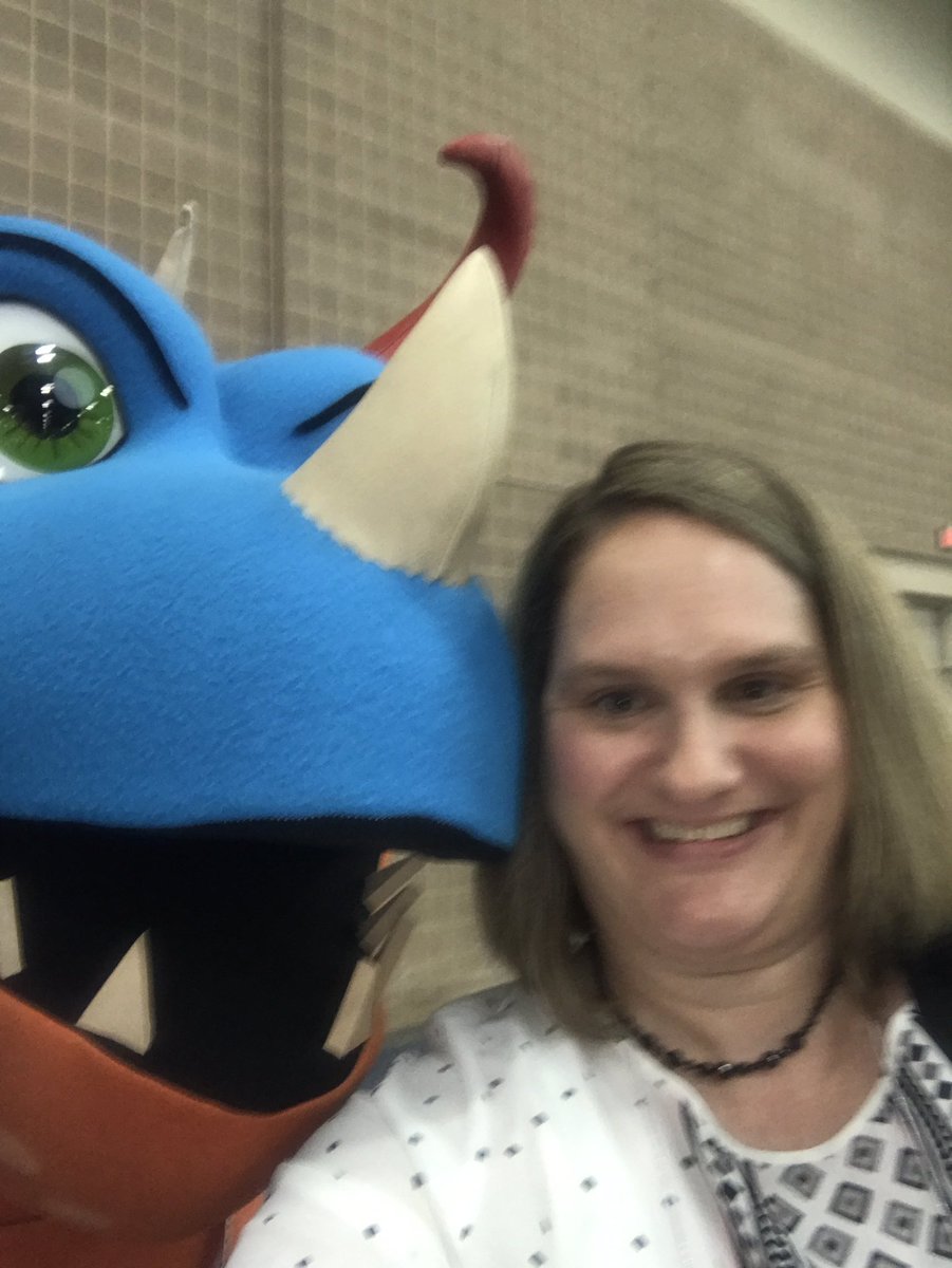 I found him!  I got to #MeetDimitri #ISTE17