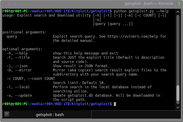 ianbeckett's tweet photo. @sggrc #getsploit - Command line utility for searching and downloading exploits = #cybersecurity https://t.co/nlWKlPmUCS https://t.co/74jNIuEZYT