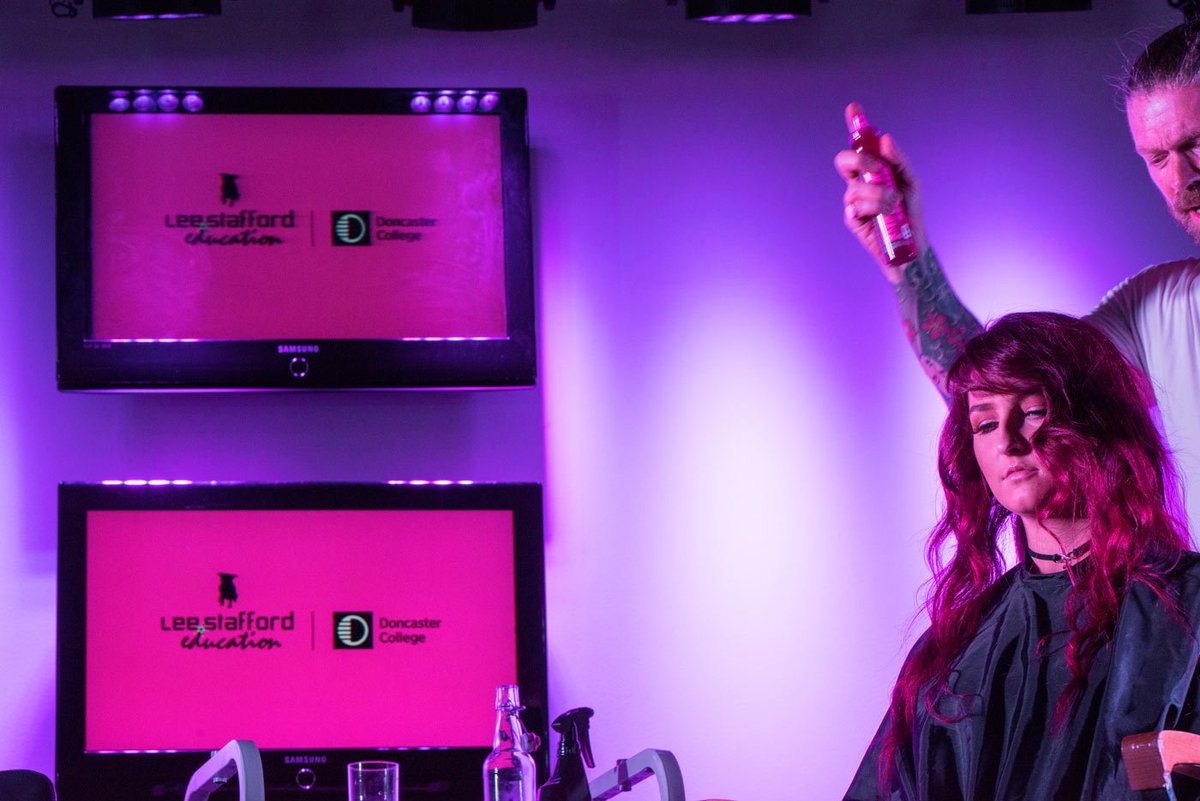 DonnyCollege's tweet image. A week ago we launched our Lee Stafford Education academy with @LeeStaffordLSE @leestaffordhair - apply online now: don.ac.uk/courses/subjec…