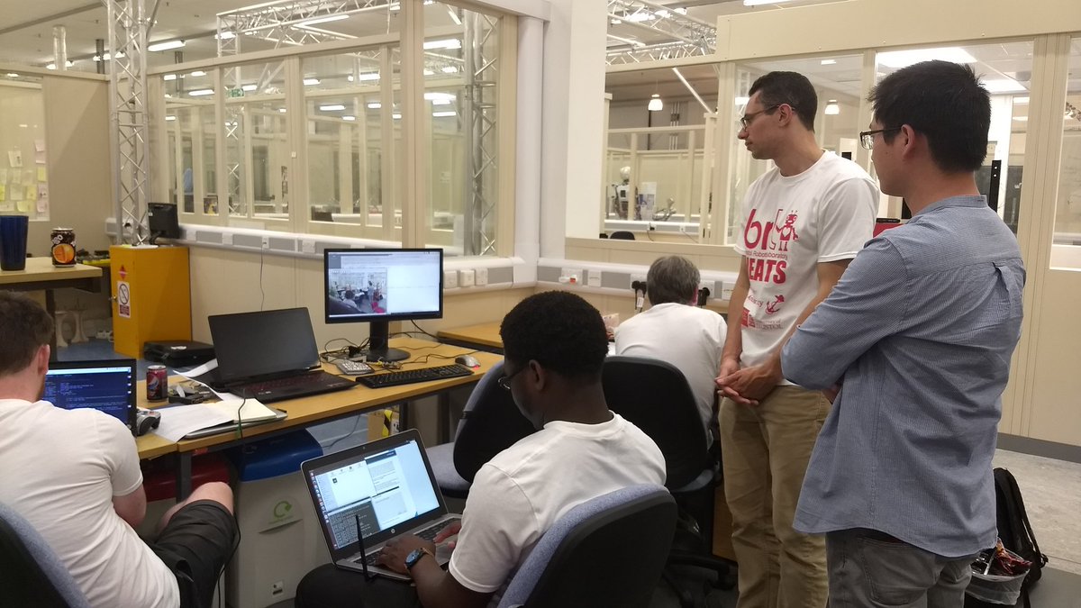 ERLrobotleague's tweet image. Team HEARTS #coding and testing TIAGo. @ERLrobotleague #ERLServiceBristol @BristolRobotLab #robotcompetitions