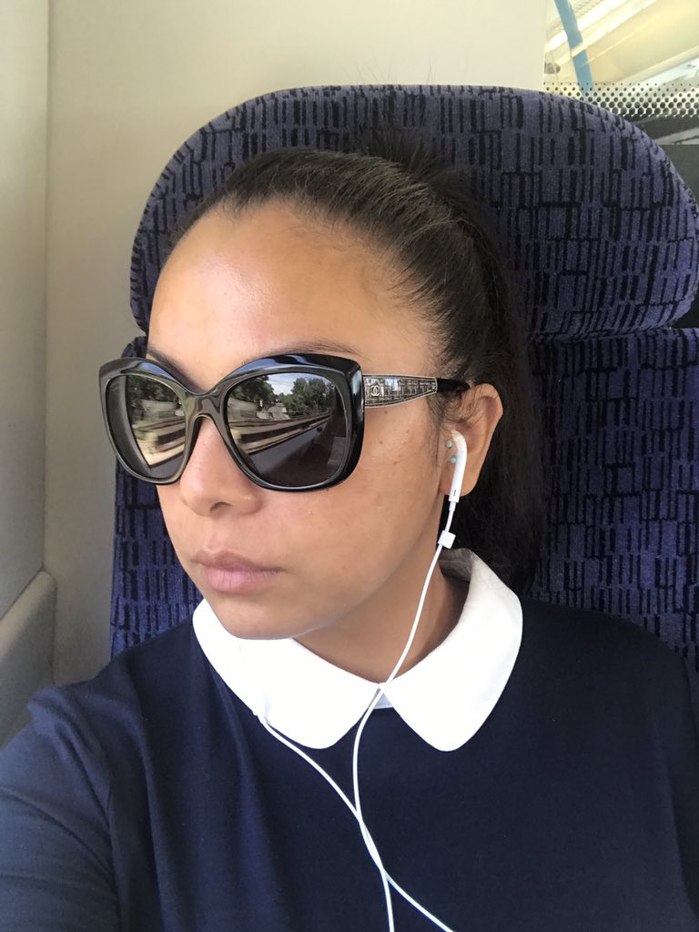 "A girl should be two things: Classy and Fabulous -Coco Chanel" otw to Chanel training #lovemyjob <a href="/JoeMcPherson2/">Joe McPherson</a>