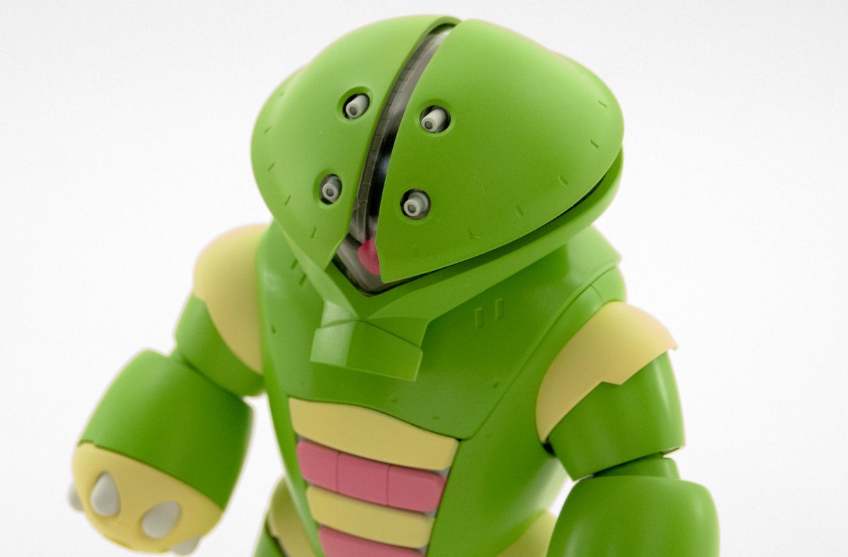 HGUCアッガイ_完成】 見たまんまのガチャピン仕様です。 この