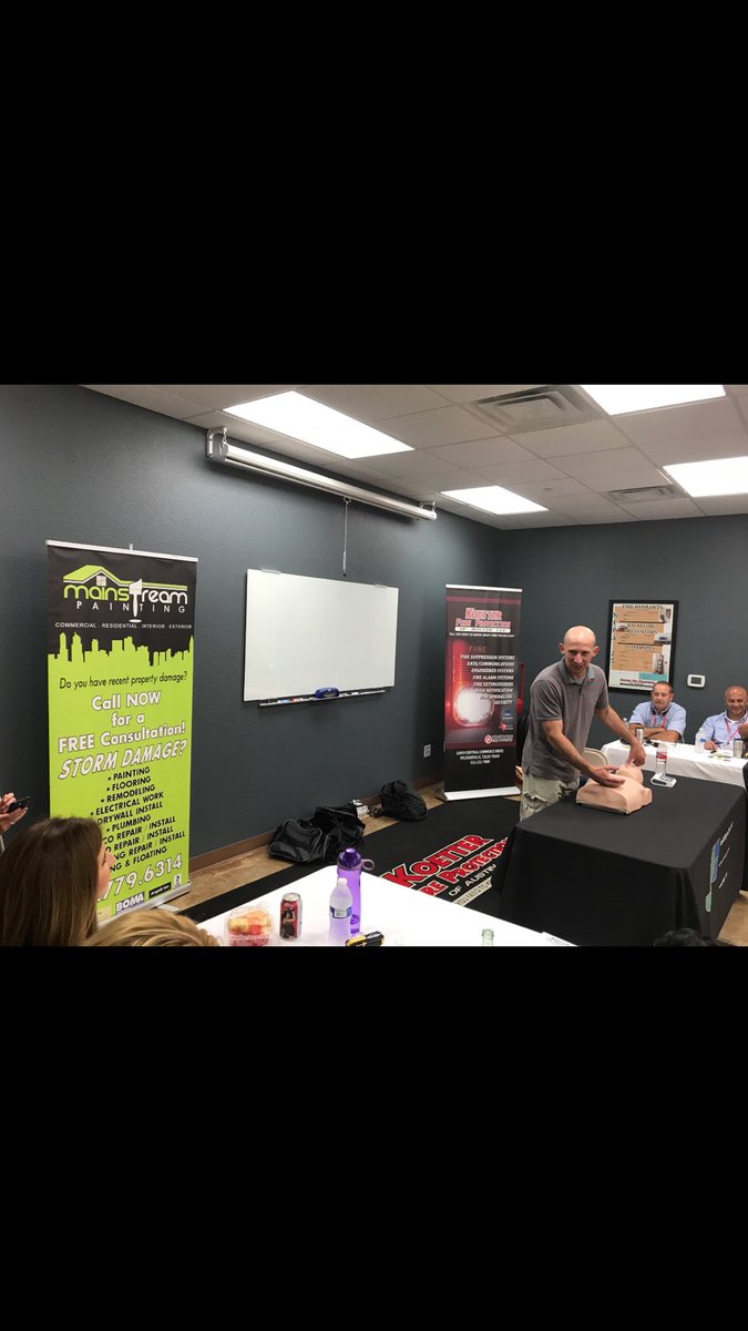 mainstreampaint's tweet photo. MainStream Painting LLC "Austin" is on of the proud sponsors of the CPR, AED & First Aid Training Class in Austin, TX. #mainstreampainting https://t.co/ODzQdCbXmF
