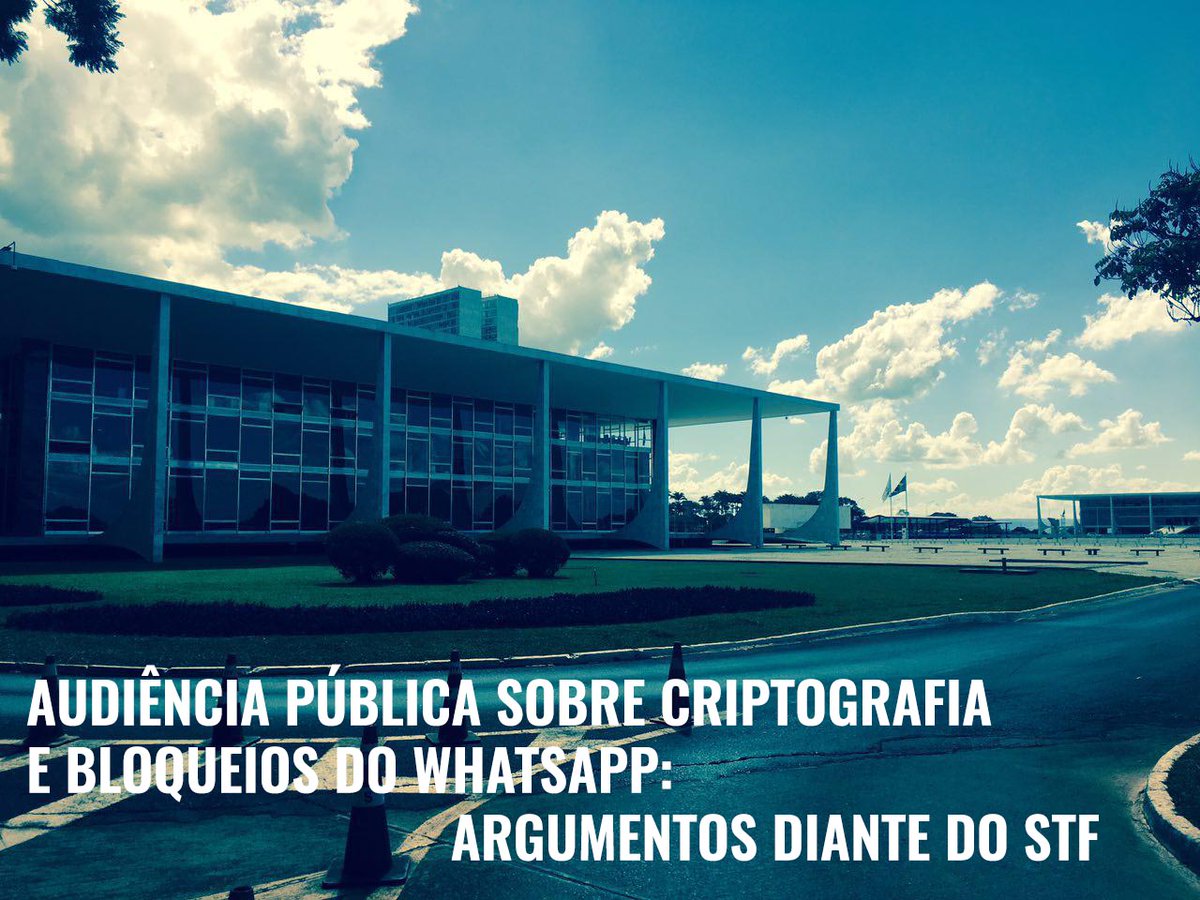 internetlabbr's tweet photo. Organizamos as posições defendidas por todos os participantes da audiência pública sobre bloqueio de WhatsApp no STF https://t.co/r4qwyOWqNu https://t.co/IzvND3ihJx