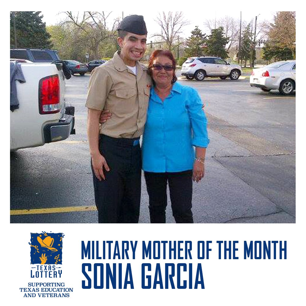 Congratulations to our June @TexasLottery Military Mother of the Month, Sonia Garcia! 🇺🇸 https://t.co/WDFK16I3X6
