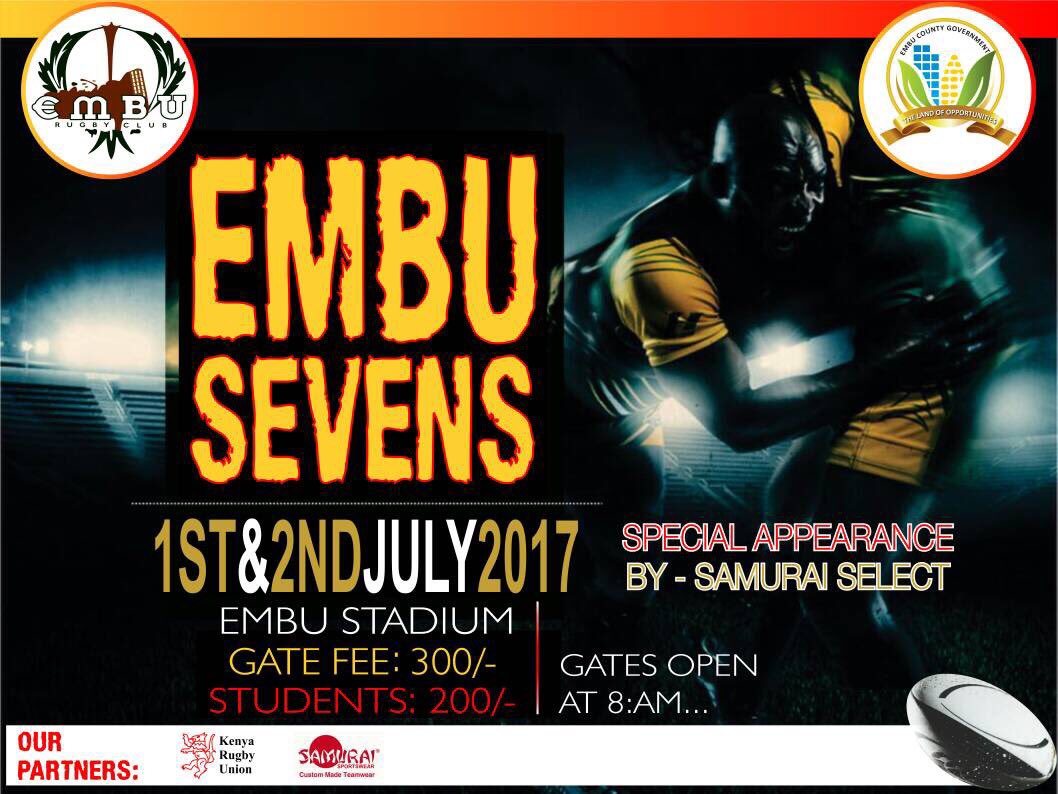Shogunrugby's tweet photo. Great to have @humphkj & @cinjera as part of our #SamuraiSelect Team taking part in the #Embu 7s this weekend. #SamuraiFamily @OfficialKRU https://t.co/eML4m6QiJt