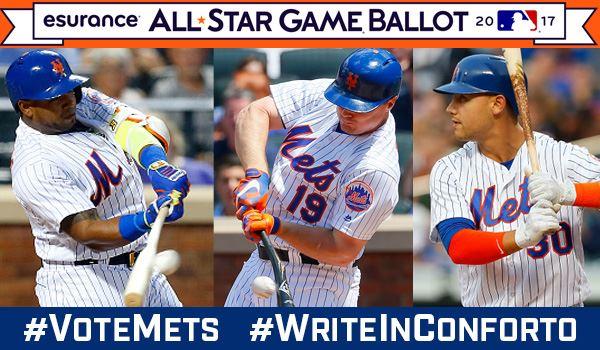 Mets's tweet photo. .@AllStarGame voting ends this Thursday. Cast your vote and send your #Mets to Miami! https://t.co/toPuzv9fmF #VoteMets https://t.co/H5VSke9Q2X