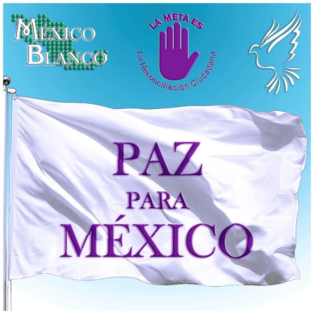AischaU's tweet photo. #CruzadaNacionalCulturadePaz.
#YoSoyMéxicoBlanco
#MB
#5xlaPaz
#LibératedelaviolenciaFortalecelaPaz
#LaMetalaReconciliaciónCiudadana https://t.co/iDhPUcI0DQ