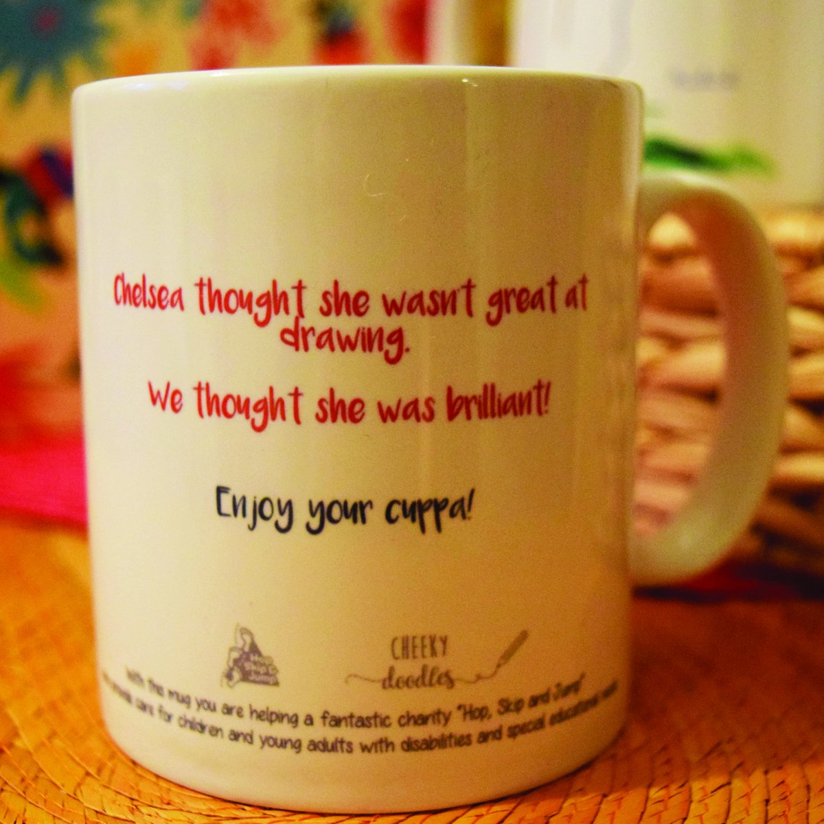 Check out Chelsea's Heart mug at bit.ly/2sfr2p2 All profits go to the fantastic charity <a href="/HSJFoundation/">Hop Skip and Jump</a> #giving #heart