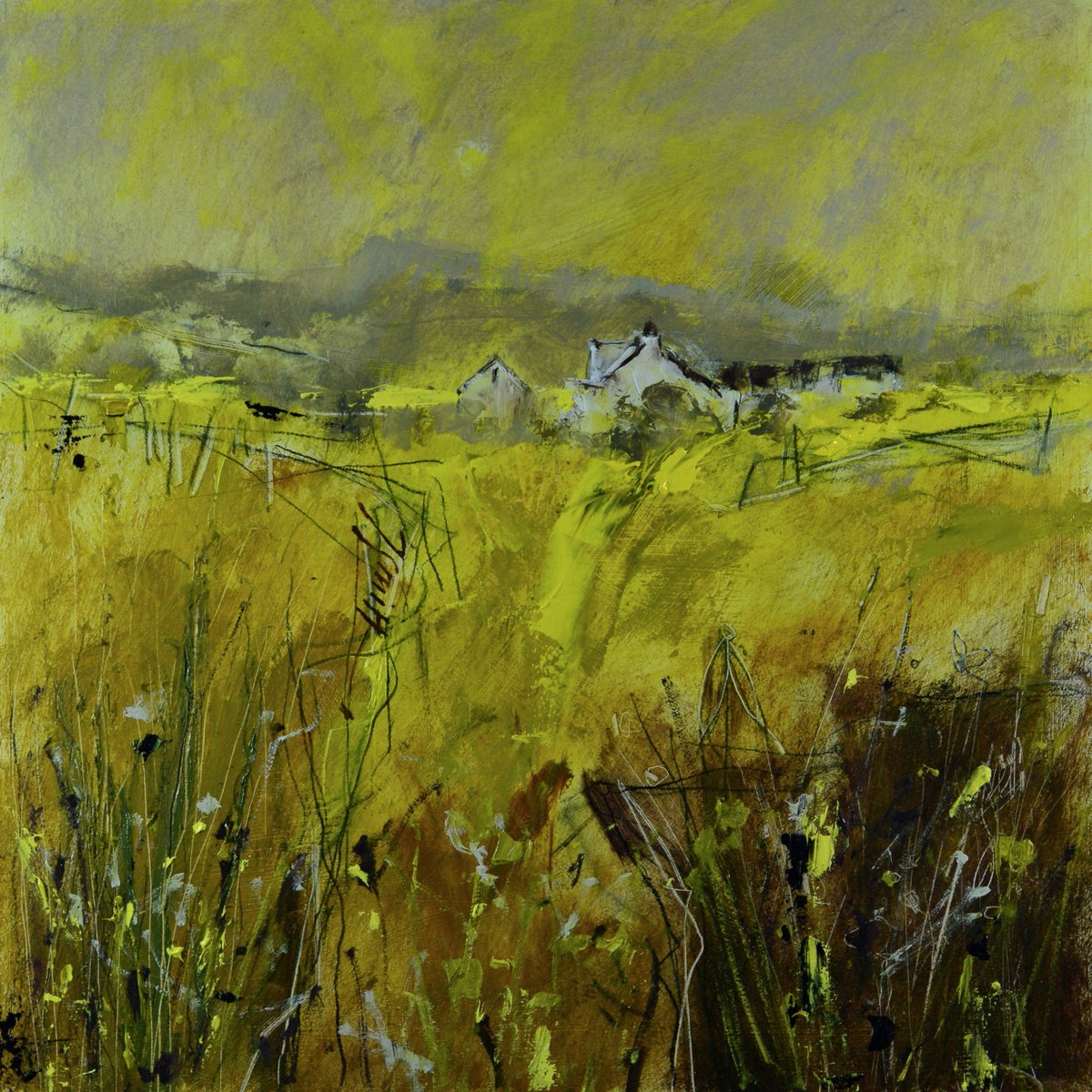 'Yellow Evening'...part of the Summer Exhibition at the Richard Hagen Gallery, Broadway, Worcestershire.