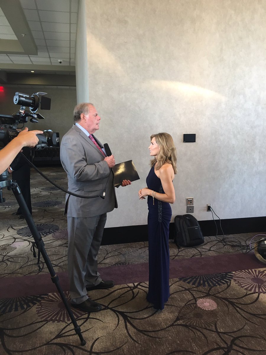 IbaAwards's tweet photo. @shannonmiller96 talking to the press in advance of tonight's Iba Awards in Tulsa. https://t.co/9bEiRzVstQ