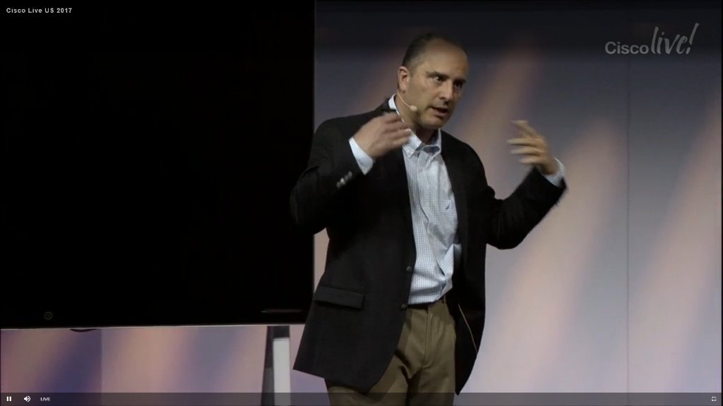ciscoDC's tweet photo. Roland Acra explains Cisco’s #ASAPdatacenter architecture. Watch live: https://t.co/YGZk0g8Le1 #CLUS https://t.co/tkytdmPfbi