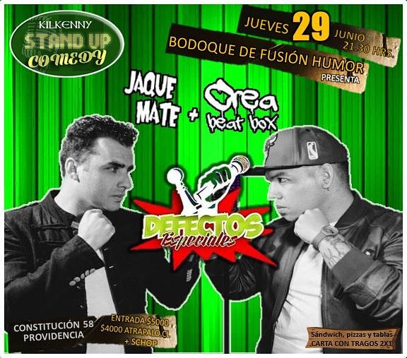 KilkennyStandUp's tweet photo. #Jueves29
#StandBeatComedy con #JaqueMate @bodoquesinpapas y @Crea_beatbox fusionados en #DefectosEspecialesShow 
https://t.co/GQlc88PX5b +🍺 https://t.co/0fgvA7iR1i