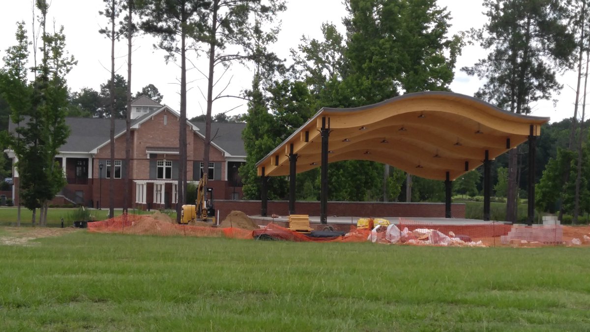 Amphitheater should be ready for July 3rd fireworks!!