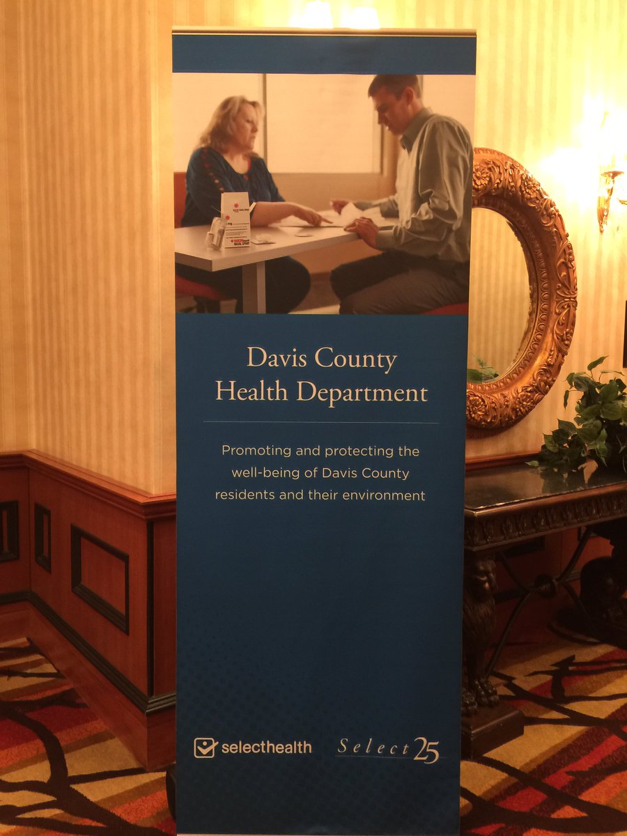 DavisCountyHlth's tweet photo. Thank you @SelectHealth for recognizing us for our efforts in #opioid abuse and misuse prevention and education. #select25 #utah #health https://t.co/JUJojES7Dt
