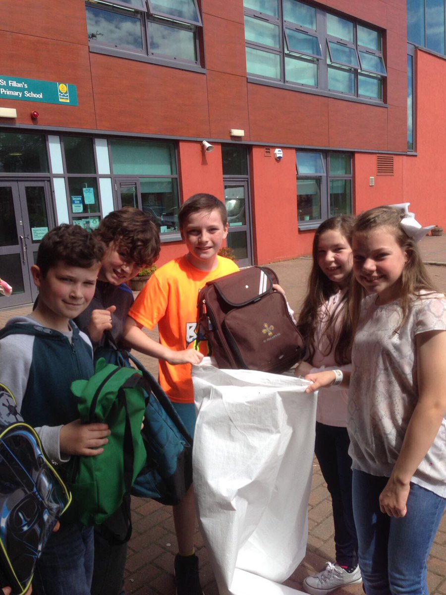 StFillansPS's tweet photo. Wow! 115 bags! Thank for the amazing response to @MarysMeals #backpackappeal
👍 to P6 #PopeFrancisAward pupils for organising
 @SCESDirector https://t.co/movgsSIiX6