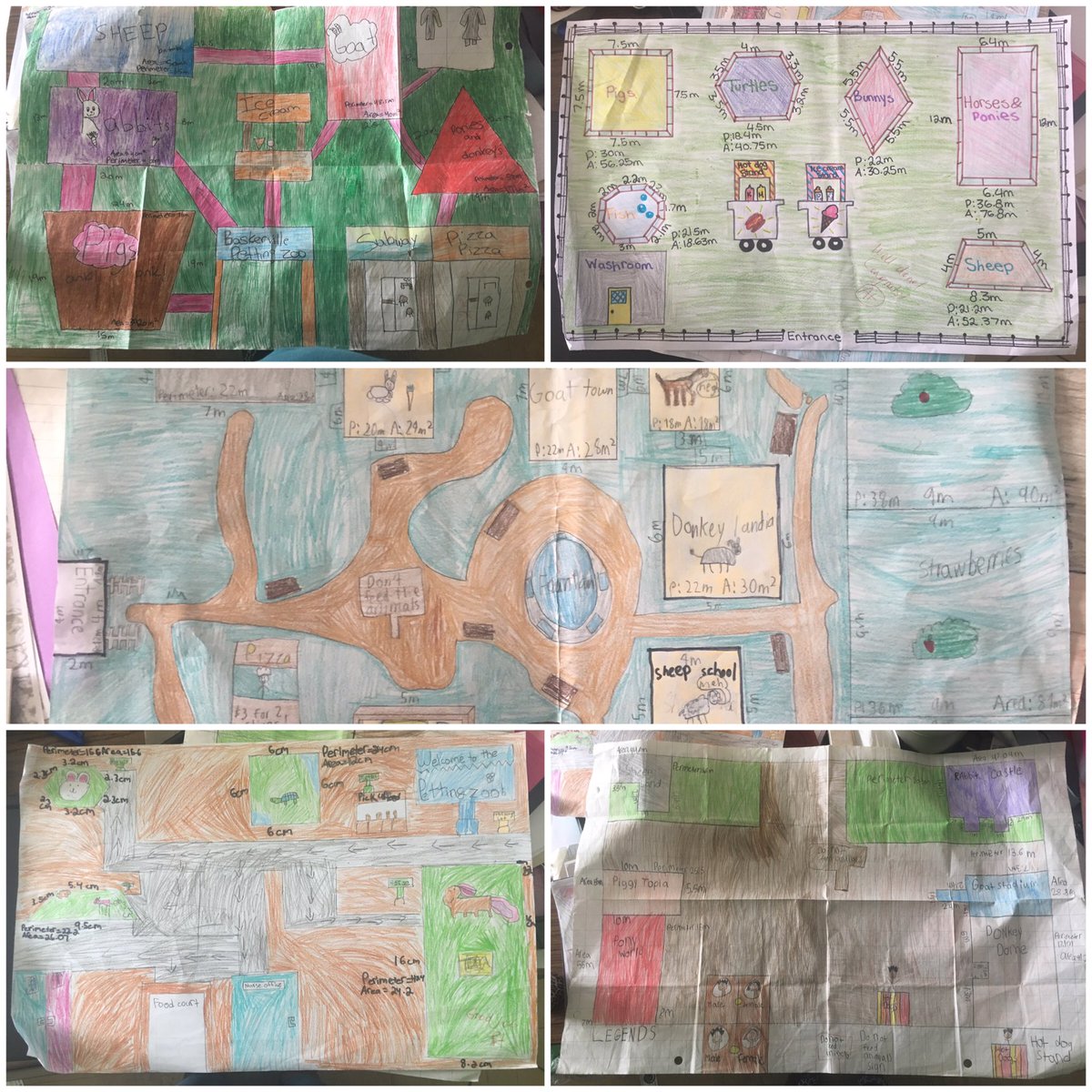 MsChumfong's tweet photo. Room 12 did a good job creating maps of their petting zoos. #measurement https://t.co/6QxmXeUKDv