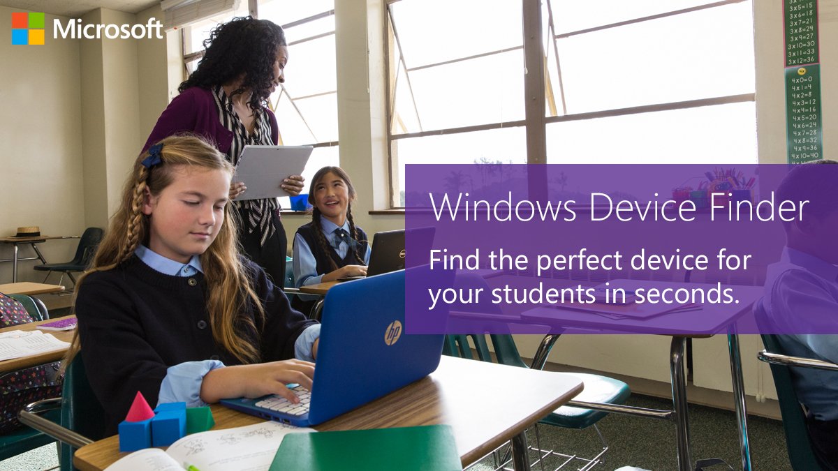 MSPTNR_Innovate's tweet photo. Transform your school with #Windows10 devices. Try #WindowsDeviceFinder for #Education today https://t.co/1Gp1lBLy6g https://t.co/eF07D6bkV8