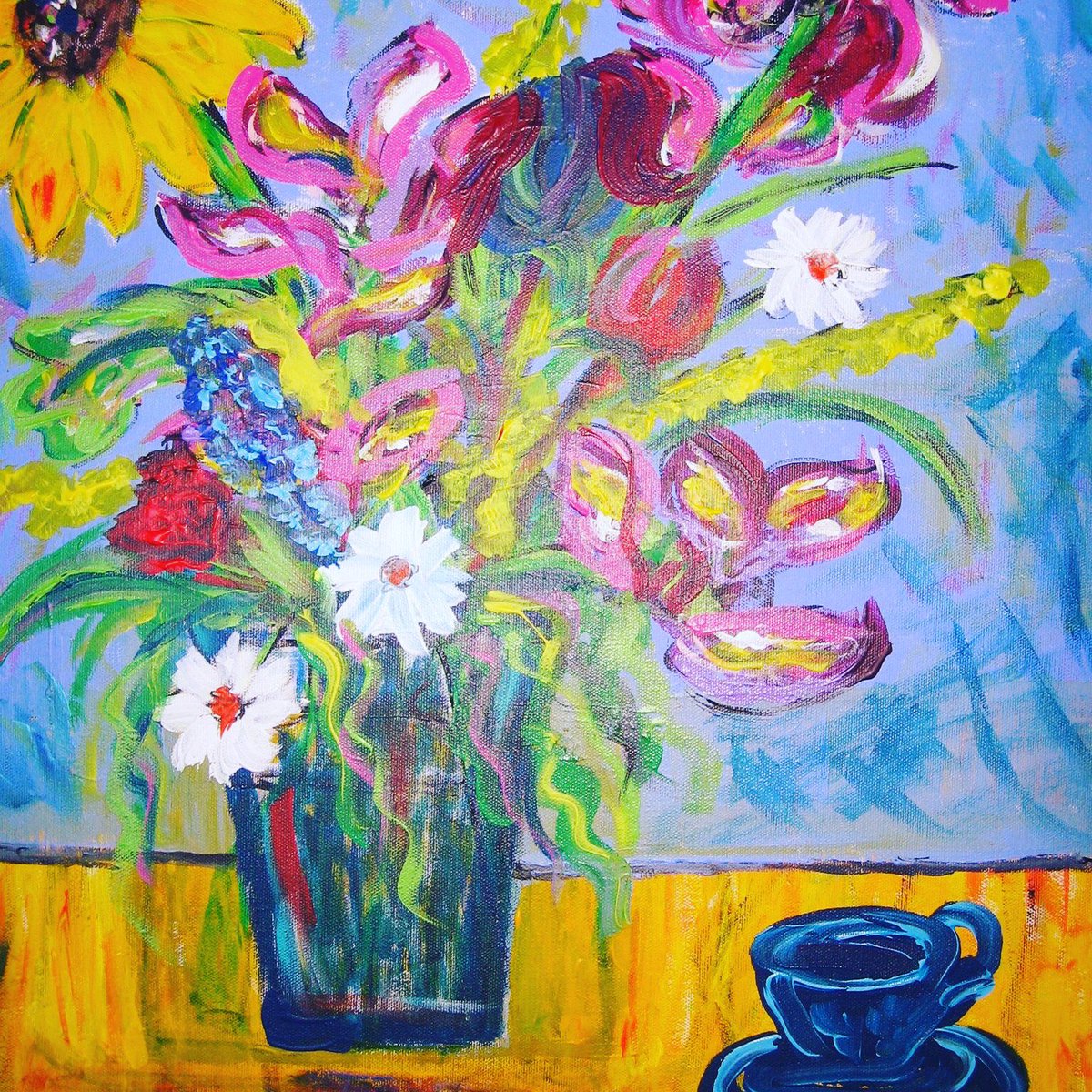 amyredfordart's tweet photo. Summer Flowers https://t.co/vuAIbLX5Wg