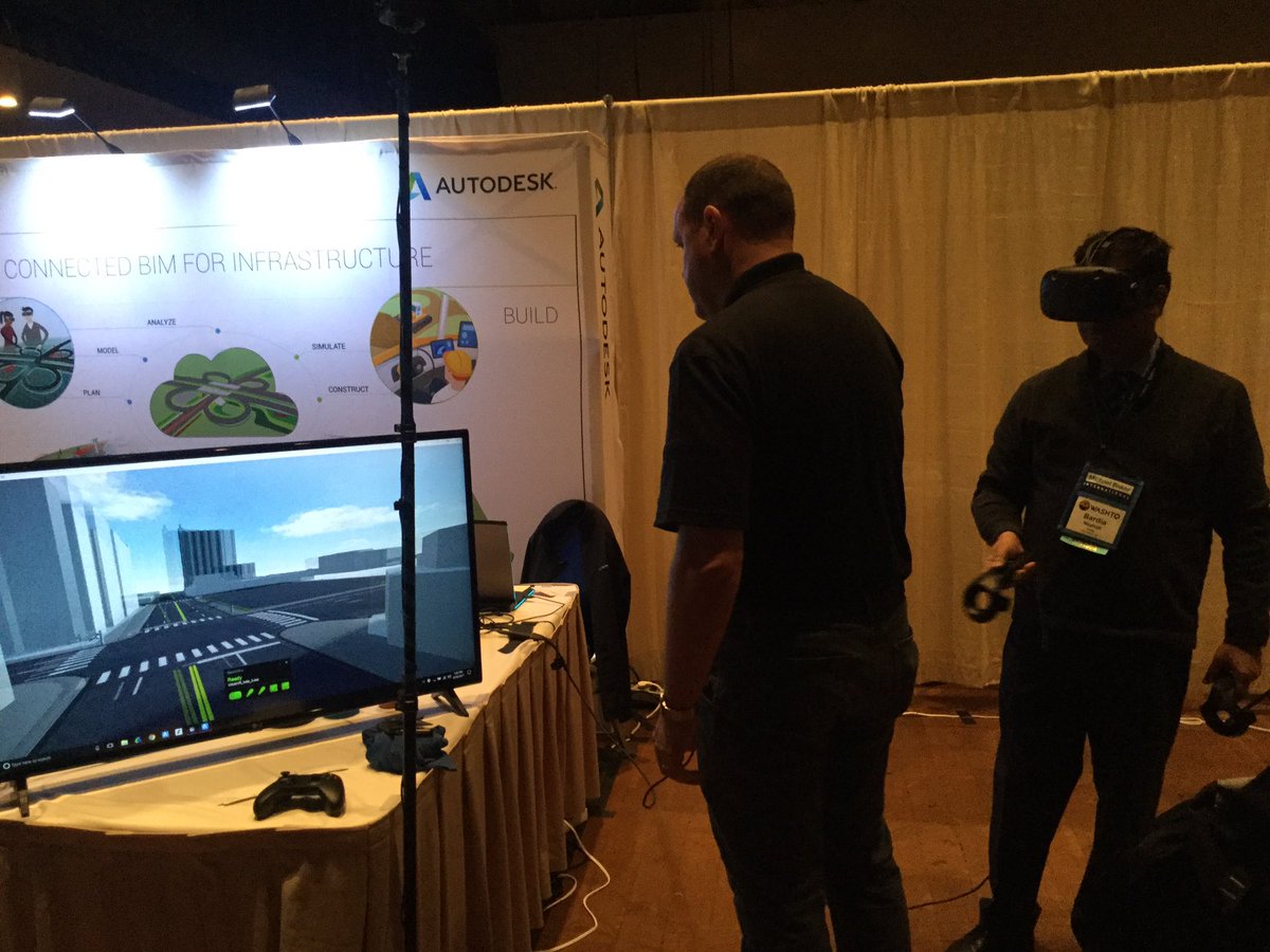 TElliott2018's tweet photo. @infraworks360 and stingray AR/VR experience at WASHTO2017. https://t.co/699JHKYqPn