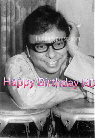 Happy Birthday to musical legend R D BURMAN. 