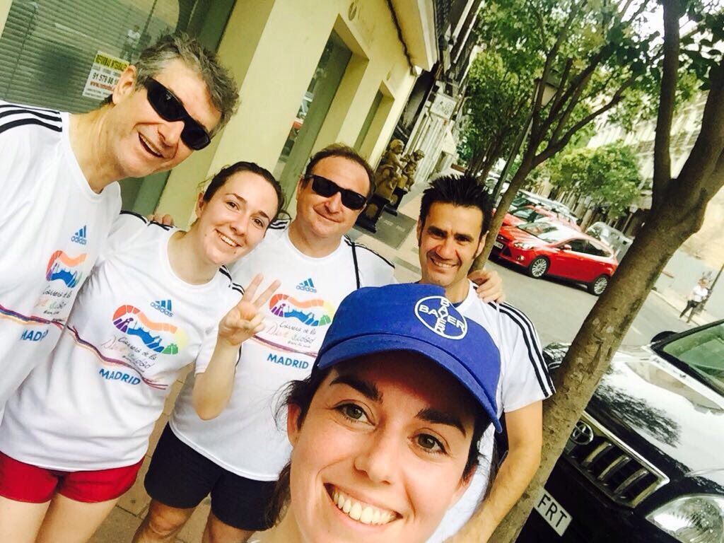 BayerEspana's tweet image. Ayer, un grupo de empleados de #Bayer se sumó a la carrera por la #diversidad. 🌈 #RunForPride 👏🏼👏🏼👏🏼 #WorldPrideMadrid