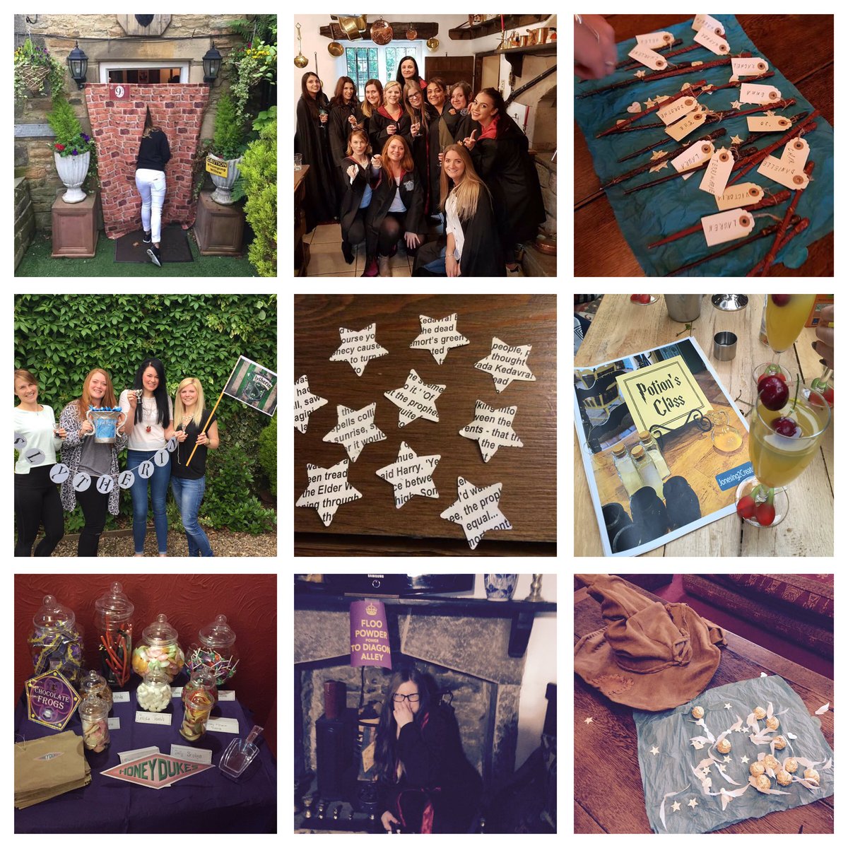 KirstyWN's tweet photo. Wow, 20 years today since Harry Potter was released. Throw back to my HP theme hen do in celebration #HarryPotter20 @jk_rowling https://t.co/Uzk9jAyexH