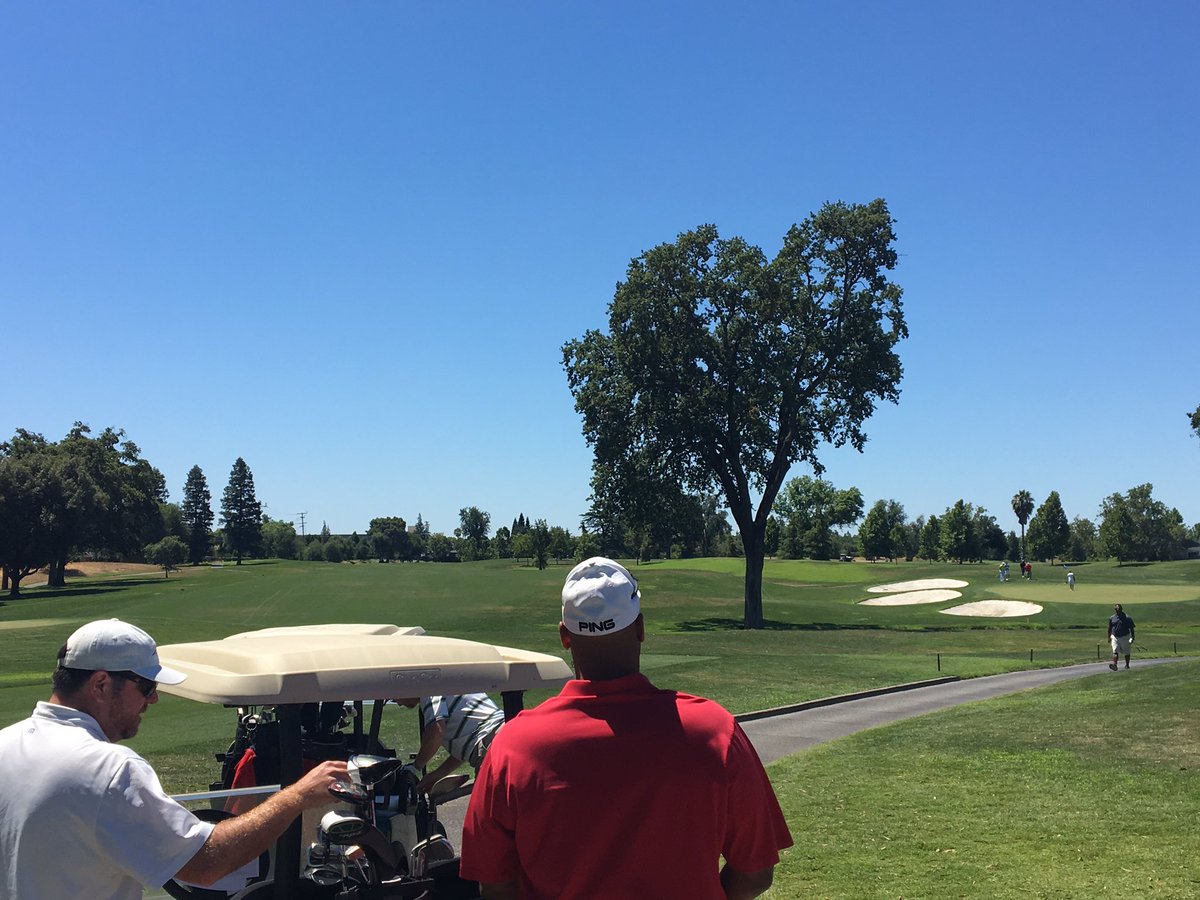 Eyeing the next hole. 👀 #AWCGC17