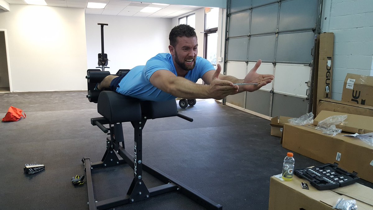 SPARKphysio's tweet photo. Done. Glute ham rig complete. #gotglutes https://t.co/ZXIkKY87u5