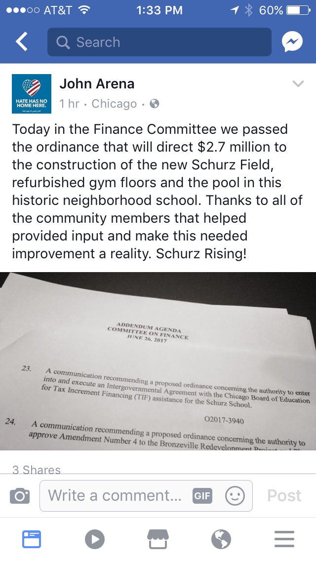 SchurzAVID's tweet photo. Excited to hear that @CarlSchurzHS is upgrading some facilities! Thank you to @45thWardChicago &amp; all who raised a helping hand! https://t.co/Z3whNvAt8Q