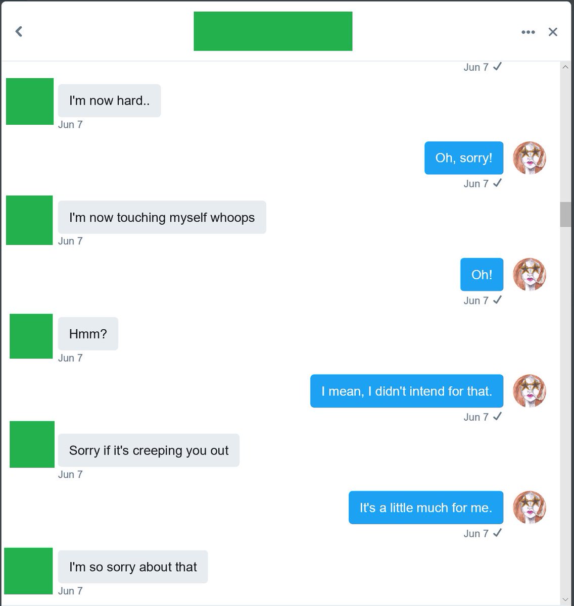 ImogeneTheVQ's tweet photo. ((Guide to online harassment: it's not getting clingy when someone says you hurt their feelings by objectifying them as a player.)) https://t.co/Ut2w2EPKTh