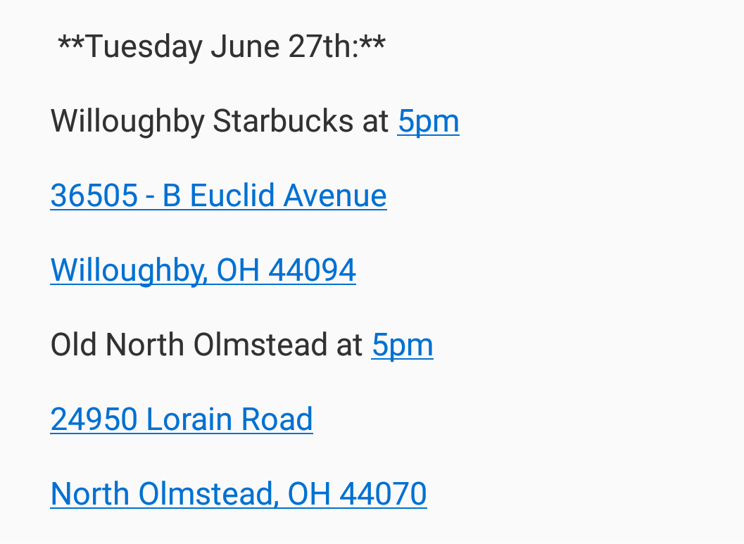 CLE Starbucks WDN tweet media