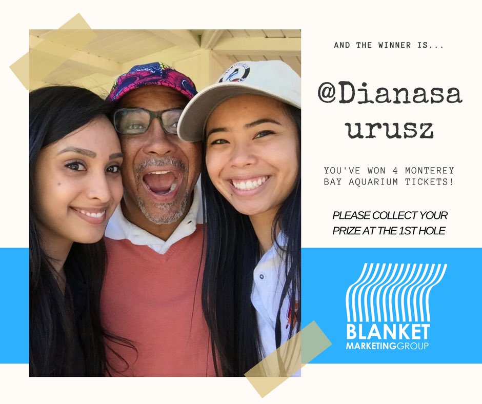 Congratulations to <a href="/Dianasaurusz/">D 🌸</a>! You're the winner of our #selfie contest. Come collect your prize at the first hole! #AWCGC17
