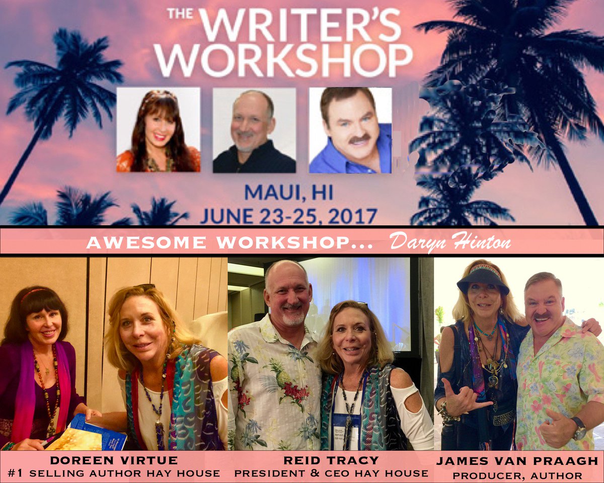 DarynHinton's tweet photo. Enjoyed an amazing &amp; enlightening writer's workshop on Maui. Electrifying energy &amp; profound miracles❗️ I am pumped to finish my book 😁📖 ❤️🤙 https://t.co/vspnroBdX6