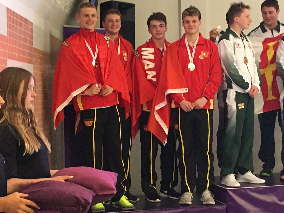 ManxRadio's tweet photo. Great first day at the pool for Team IOM! #Sport #Islandgames2017 https://t.co/DFqhlLmizV