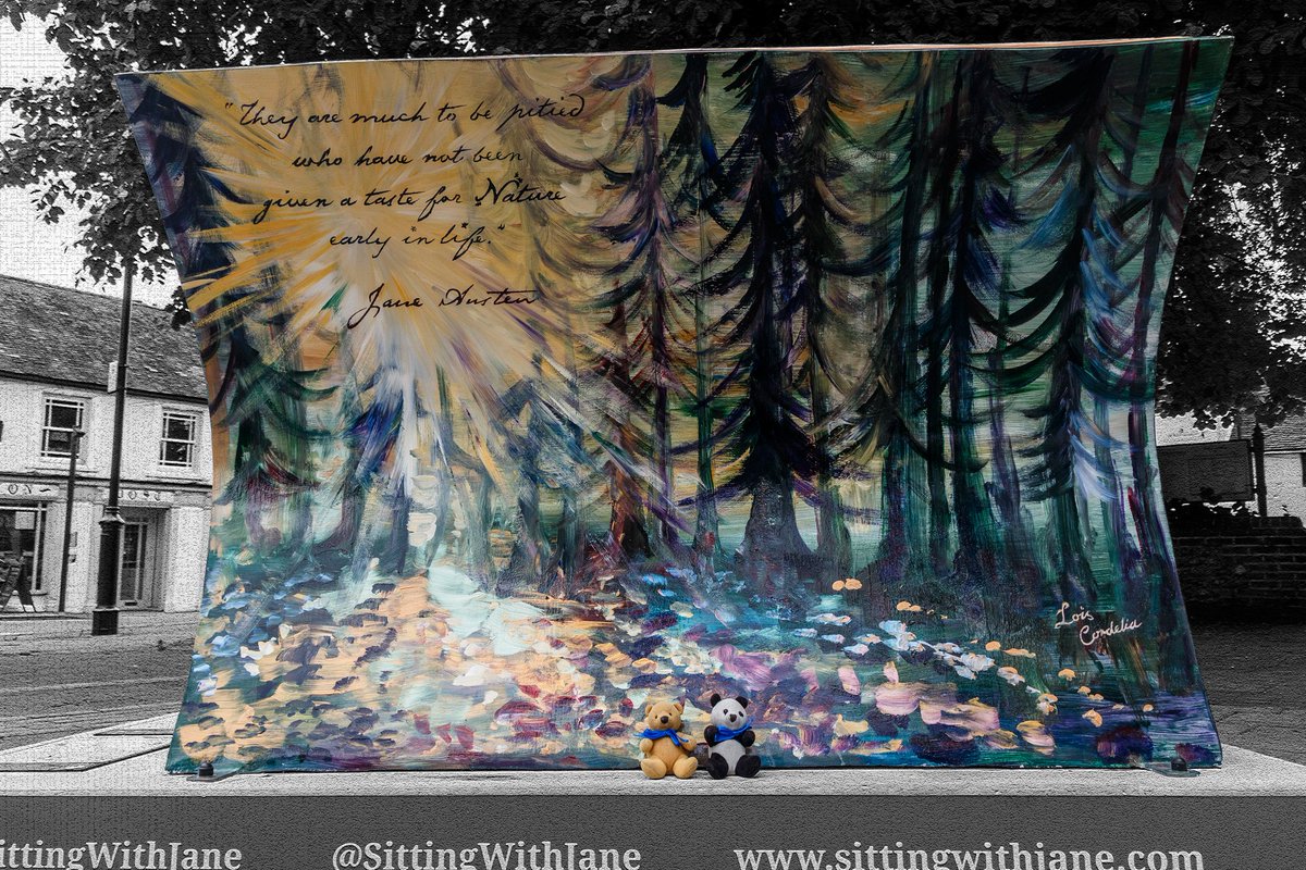 costa_stephie's tweet photo. First ever visit to #Overton to see the magnificent Look Upon Verdure @LoisCordelia. We're gradually making our way round @SittingWithJane https://t.co/PzG89ABidY