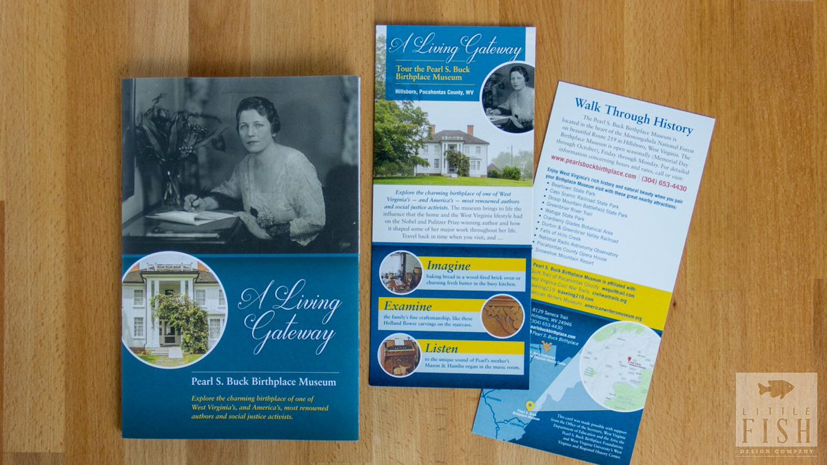 LilFishDesignCo's tweet image. This week marked the 125th birthday of Pearl S. Buck! Check out the Pearl S. Buck Birthplace website- a #LittleFish client and visit today!