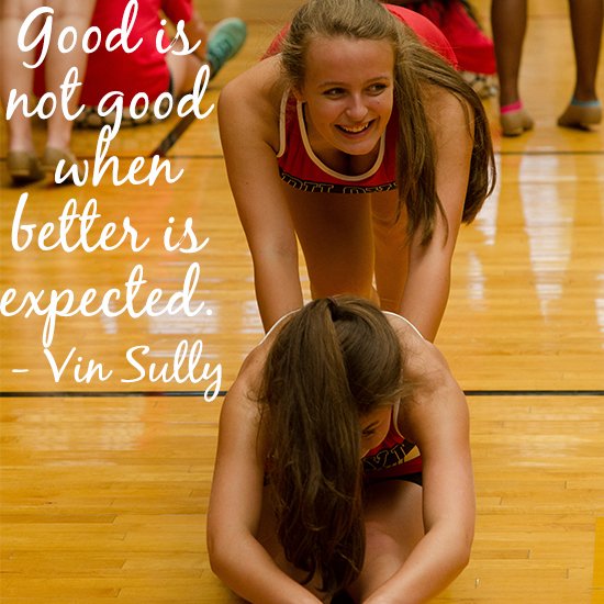 Happy #MotivationMonday! Don't just settle for good. Aim for your best.