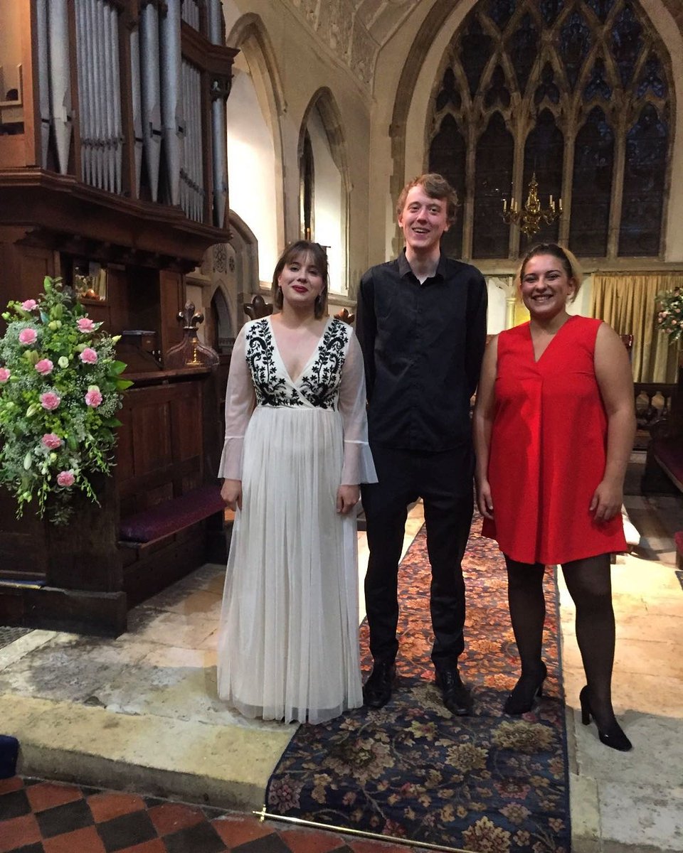 CeciliaBignall's tweet photo. With my lovely @TrioDerazey after our recital in Buxted a couple of weeks ago! @MakingMusic_UK #Brahms #Dumky #pianotrio https://t.co/yHF3DYzWc5
