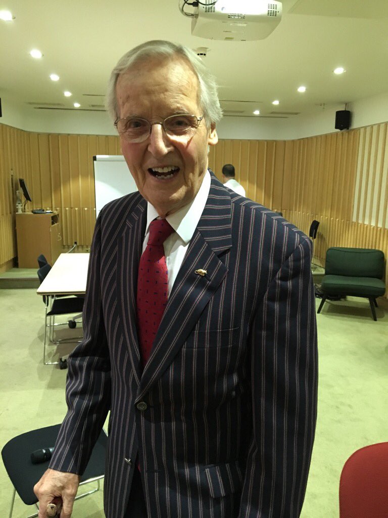 NickiHBC's tweet photo. What a legend! Met #nicholasparsons and @josielawrence1 at #RADFEST17 - listen out for podcast soon ... https://t.co/JC58vDtigM