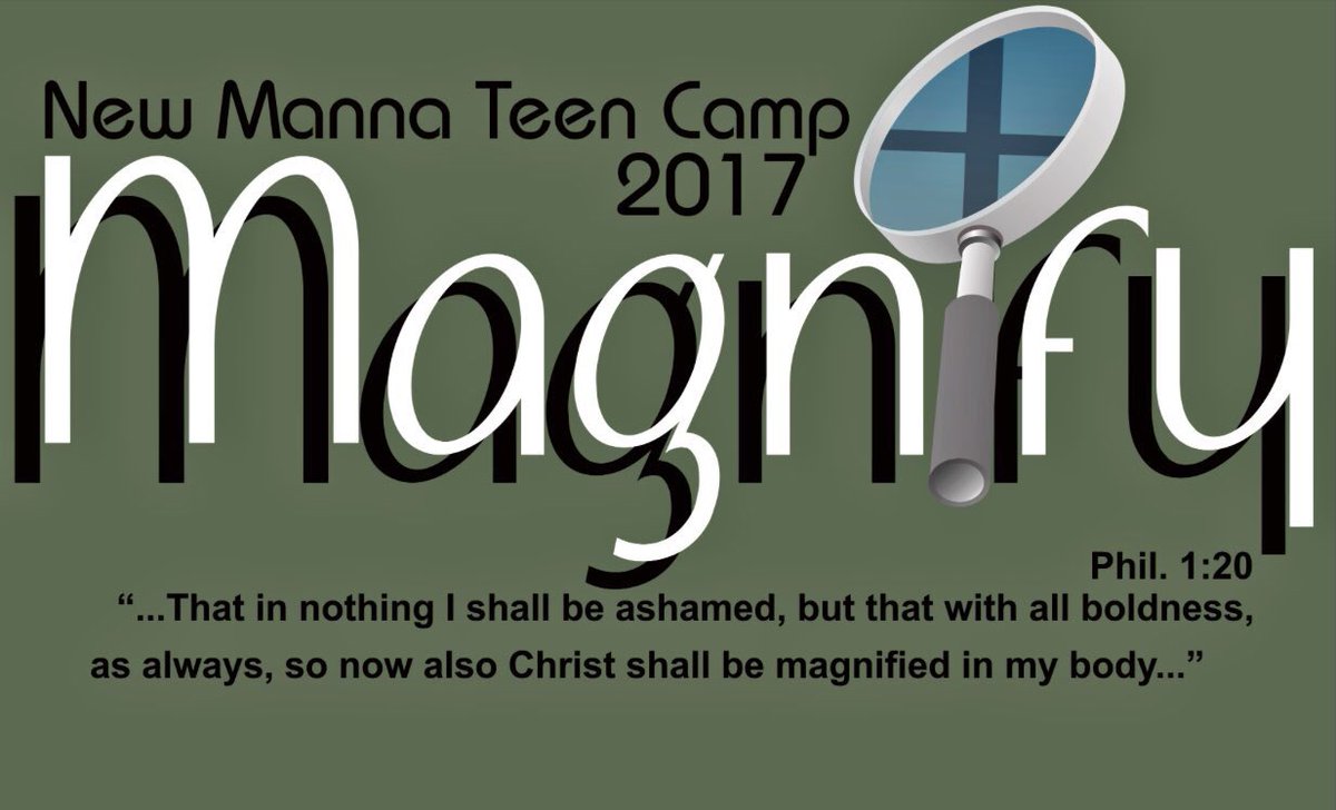 JasonGarner0909's tweet photo. We want to Make Much of Jesus at #NMBCTC17 next week! Praying He's #Magnified greatly in the lives of all our Campers! 
#praying #excited https://t.co/rMlYhXMAoz