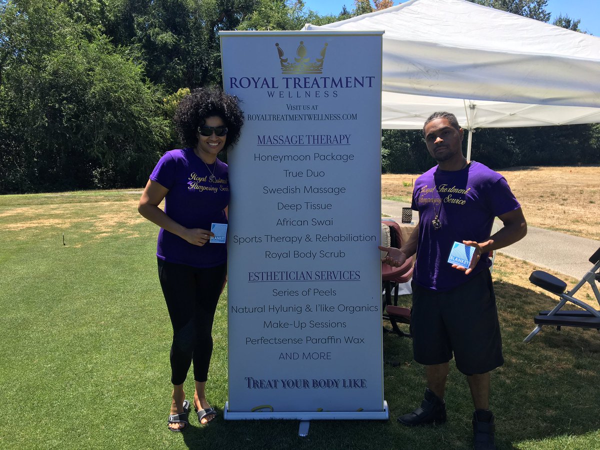 Stop by Royal Treatment Wellness for a relaxing massage and calming break. 😌 #AWCGC17