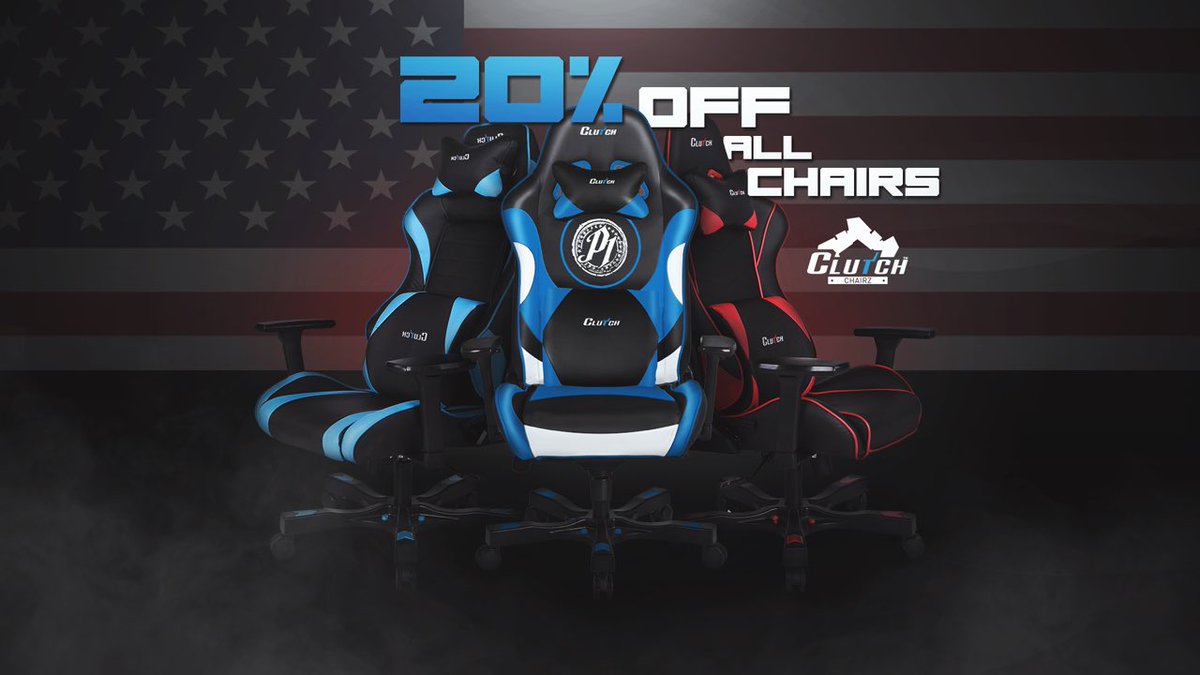 ClutchChairz's tweet photo. Celebrate July 4 in style. Take advantage of our #IndependenceDaySales now! No promo codes applicable. https://t.co/5ibdApqyaU #4thOfJuly https://t.co/n5DCFGWkFU