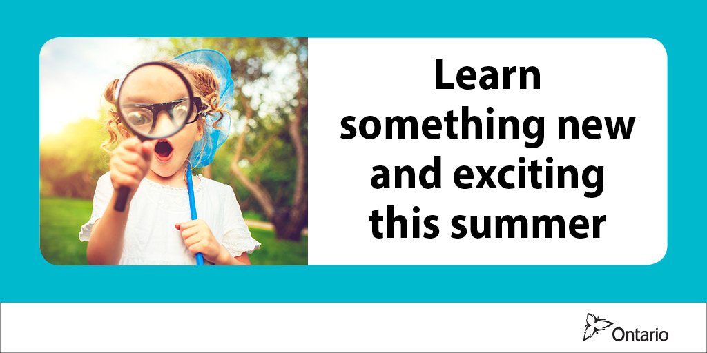 ONeducation's tweet photo. Learning doesn’t have to end when school’s over, make the most out of your summer by learning &amp; having fun too! https://t.co/Pyy3IFbgoo https://t.co/YFdoHhAXRM