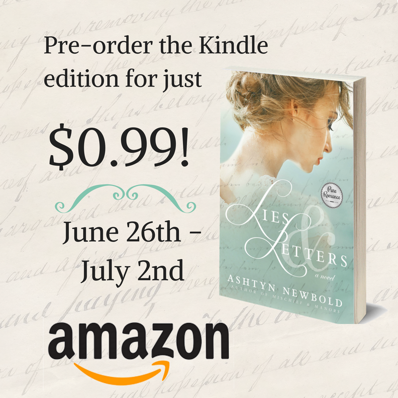 AshtynNewbold's tweet photo. You can pre-order Lies and Letters for just $0.99 through July 3rd!! https://t.co/d6dzj435oc #regencyromance #cleanreads #bargain https://t.co/jNEIdtyV0V