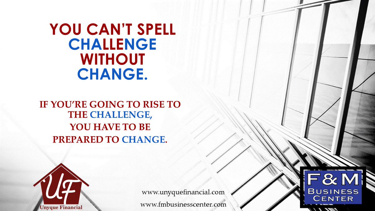 Unyque_FM's tweet photo. Our Monday #Motivation for us all! Are you ready to #change?
#business #getbetter #entrepreneur #unyque #fmbusiness https://t.co/1RwrIvqwJe