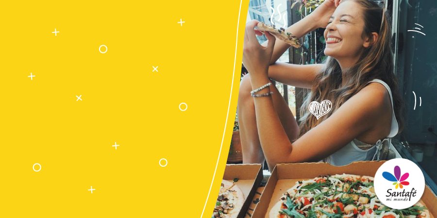 SantafeBogotaCC's tweet photo. ¡El mejor triángulo amoroso es una
  🍕 😍 Disfruta de las más deliciosas en #SantaféMiMundoBogotá https://t.co/vNqvYgOR2E