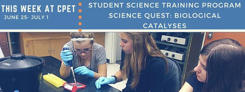 UFCPET's tweet photo. We're welcoming our Science Quest: Bio students! Keep up with the science adventures of #UFCPET #UFSSTP #SQBIO2017 #CATALySES #UF 🐊🌴⚕ https://t.co/OdTyuSsvTu