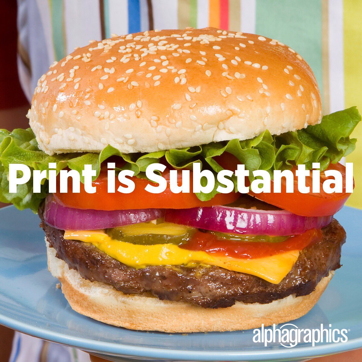 Get filled up on marketing solutions -- and delicious burgers. #burger #summer #cookout #marketingideas #alphagraphics