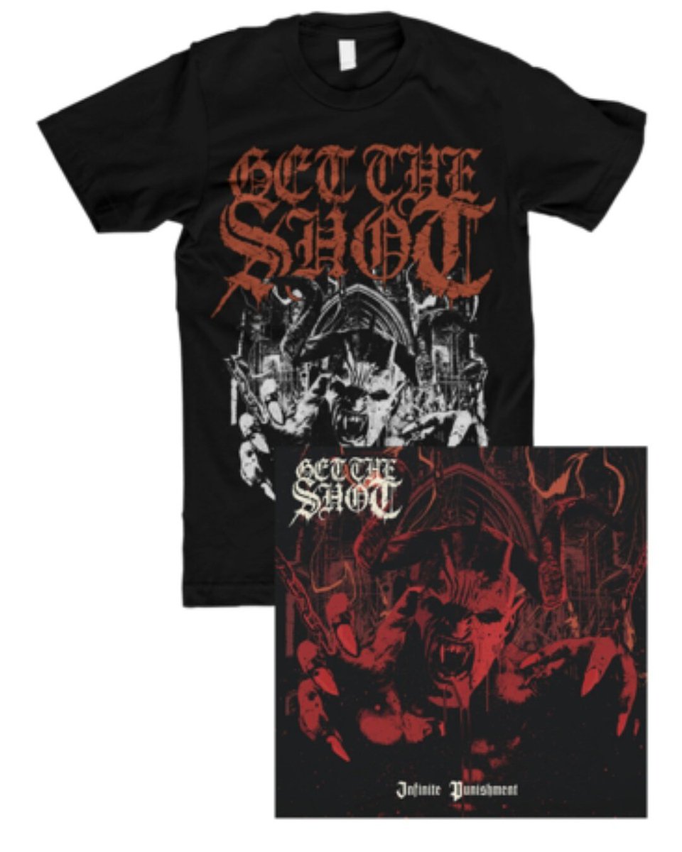 FeelingIndigo87's tweet photo. New album bundle pre-ordered. I need that shirt in my life😍 @gettheshothc @newdamage #GetTheShot #Infinite #QuebecHardcore #CanadianHardcore https://t.co/UAzryaihOh